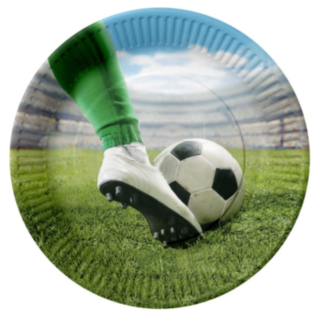 Fotboll Papperstallrikar