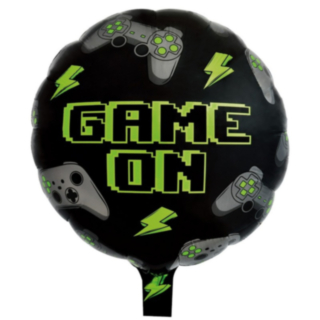 Game On Rund Folieballong