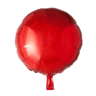 Rund Folieballong Röd