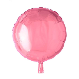 Rund Folieballong Rosa