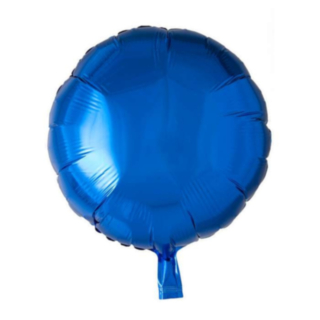 Rund Folieballong Blå