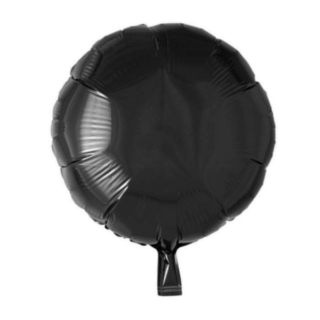 Rund Folieballong Svart