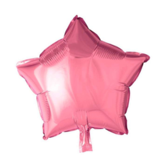 Stjärna Folieballong Rosa