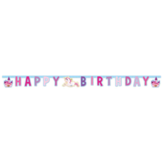 Enhörning Happy Birthday Girlang
