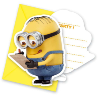 Minions® Inbjudningskort