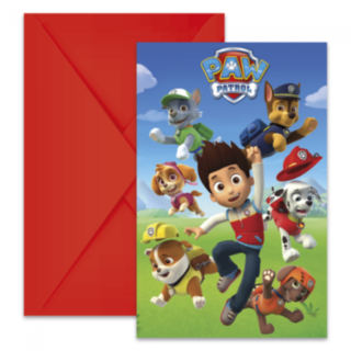 Paw Patrol® Inbjudningskort