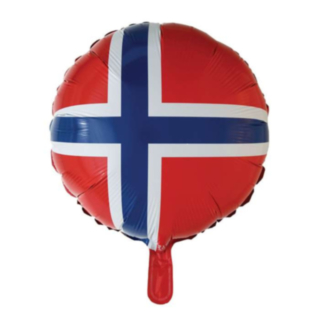Rund Norge Folieballong