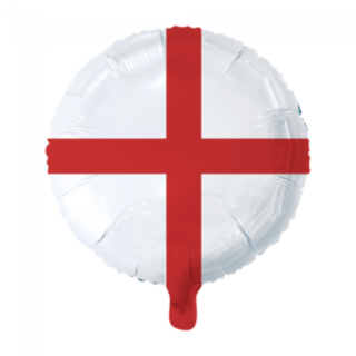 Rund Flagga England Folieballong