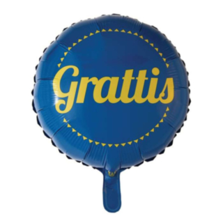 Rund Grattis Folieballong