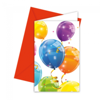 Festballong Inbjudningskort