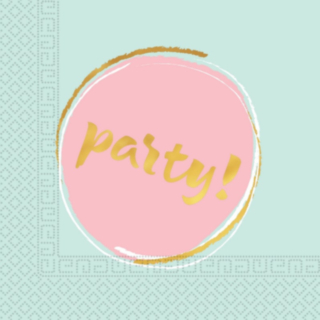 Party Servetter Pastell