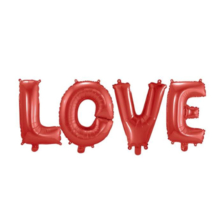 Love Folieballonger Röda