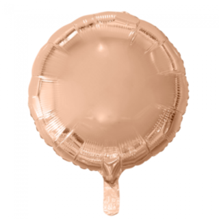 Rund Folieballong Roséguld