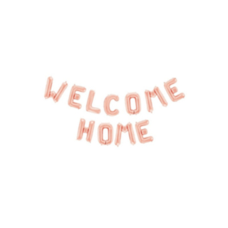 Welcome Home Folieballong Roséuld