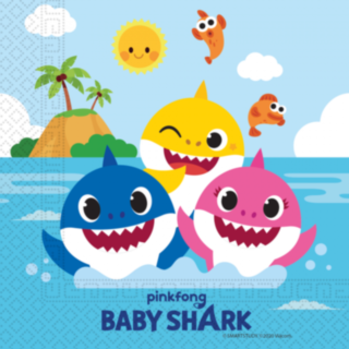 Baby Shark® Servetter