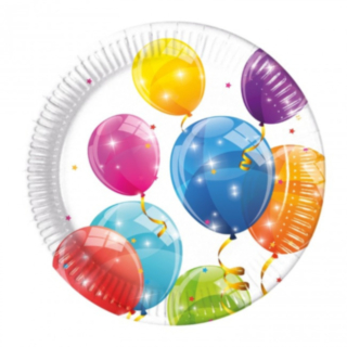 Ballong Papperstallrikar