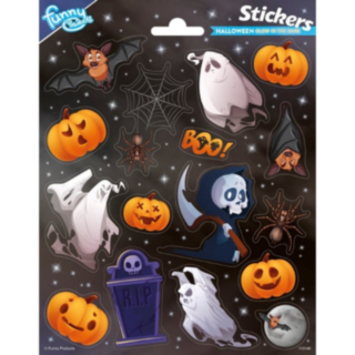 Halloween Självlysande Klistermärken