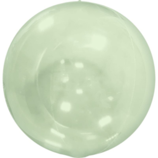 Genomskinlig Rund Ballong Grön