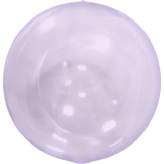 Genomskinlig Rund Ballong Lila