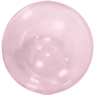Genomskinlig Rund Ballong Ljusrosa