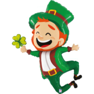 Leprechaun Med Klöver Folieballong