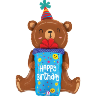 Nalle Happy Birthday Folieballong