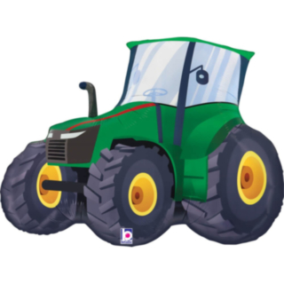 Traktor Folieballong Grön
