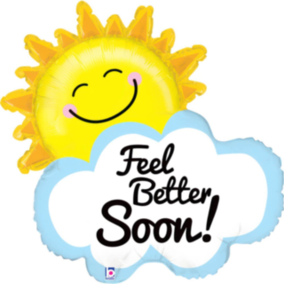 Feel Better Soon Sol Folieballong