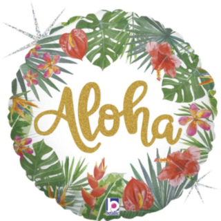 Tropisk Aloha Folieballong