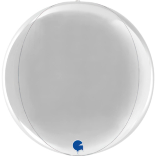 Rund Folieballong Silver