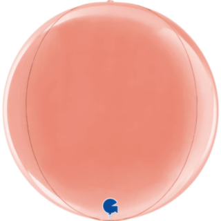 Rund Folieballong Roséguld