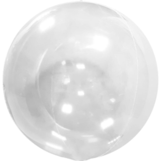 Genomskinlig Rund Ballong Klar Utan Ventil