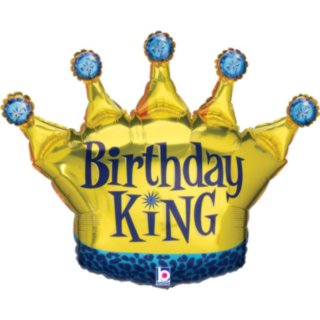 Kungakrona Happy Birthday Folieballong