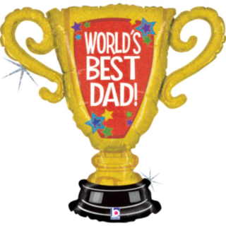 Trofé World's Best Dad Folieballong