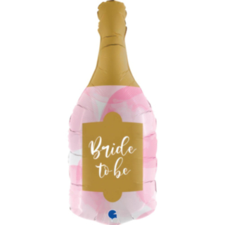 Champagneflaska Bride To Be Folieballong