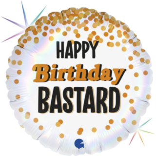 Happy Birthday Bastard Folieballong