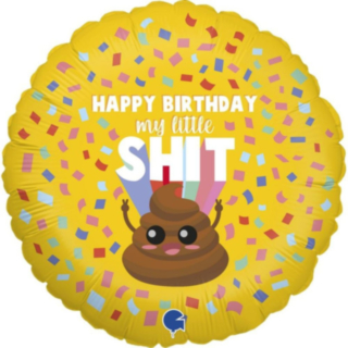 Happy Birthday My Little Shit Folieballong