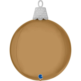 Julgranskula Folieballong Champagne