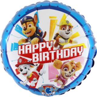 Paw Patrol® Happy Birthday Folieballong