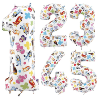 Bluey® Folie Sifferballong