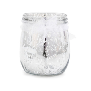 Organza Glasvas Silver
