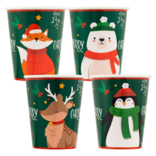 Santa's Friends Pappmuggar