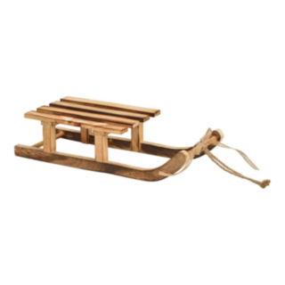 Julsläde Trä 31 cm
