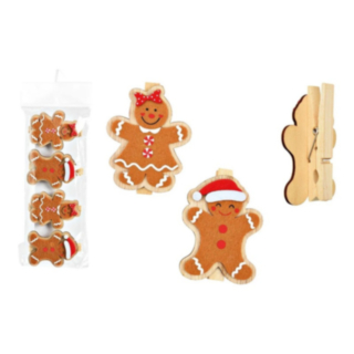 Pepparkaksgubbe Klämmor