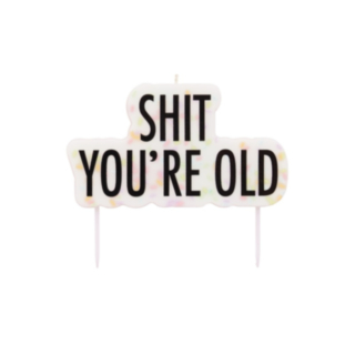 Shit You’re Old Tårtljus