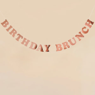 Birthday Brunch Girlang Roséguld