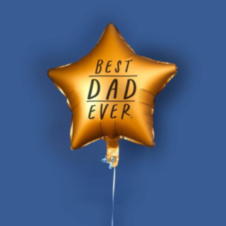 Best Dad Ever Stjärna Folieballong