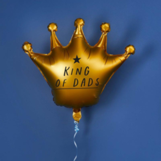 King Of Dads Krona Folieballong