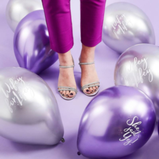 Lila Bride Squad Ballonger