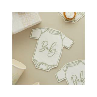 Babykläder Servetter Grön